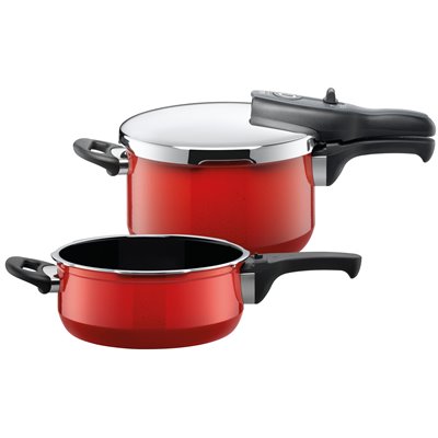 Trykkoker - Sicomatic t-plus Duo Energy Red 2 deler