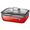 Dampkoker med stekefunksjon - Silit ecompact 6.7 L (2 innsatser) - Energy Red