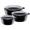 Fresh Bowls-Set 3tlg. Piano Black