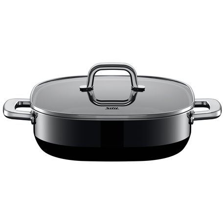 Sautepanne m/lokk - Silit Quadro Black 26x26 cm 2.0 L