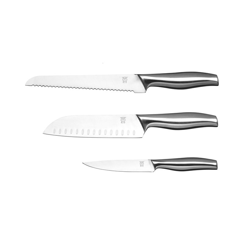 Knivsett - Øyo Hegre 3 deler med knivmappe