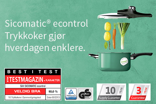 Best i test sicomatic trykkoker