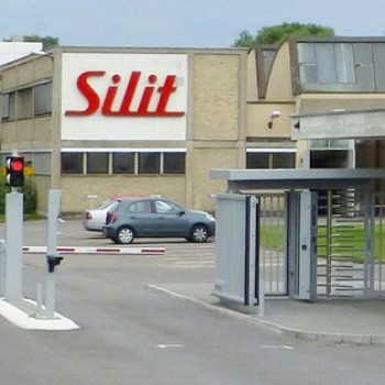Porten inn til Silit sin fabrikk i Riedlingen. smallsqr